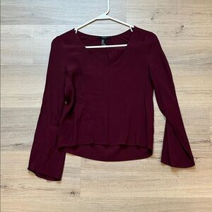 Forever 21 Deep Burgundy Blouse